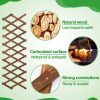 2Pcs 13x78 Expandable Wood Wall Trellis for Climbing Plants Outdoor/Indoor | Thick Wood, Decorative Lattice Panels for Outside, Inside, Balcony Patio Garden, Ideal for Ivy, Vines, Clematis, Roses