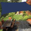 Navy Blue Sun Shade Sail 8'x10' Rectangle Outdoor Shade Canopy, Modern Pure Navy Blue Porch Shades Outdoor Sun Blocking Screen, Sunshade Cloth Covers for Patio/Deck/Garden