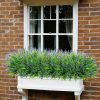 WF3086MAX_2 Ivydale 20PCS Artificial Plants Fake Flowers Monkey Grass for Outdoors,UV Resistant Realistic Purple Faux Greenery Shrubs Outside Decor for Home Garland Porch Patio Balcony Planter Yard Office Pathway