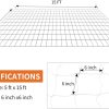 WF4244MAX_4 Tcamp Heavy-Duty Polyester Plant Trellis Netting 5 x 15ft (1 Pack)
