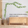 20 Pcs Chain Trellis for Climbing Plants, Plant Trellis Indoor and Outdoor, Garden Wall Trellis, Vine Support Plant Accessories for Monstera, Pothos, Ivy, Climbing Plants (Black Moon and Star)