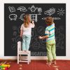 WF4926MAX_4 Chalkboard Wall Sticker Wall Decal Blackboard Wallpaper Large Chalkboard Contact Paper Roll KDG Self Adhesive DIY Reusable Erasable Stickers