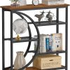 WF5679MAX_1 Snughome Entryway Table, Narrow Console Table, Industrial Sofa Table with 5 Tier Storage Shelves, Entrance Table for Hallway, Behind The Couch, Living Room, Foyer