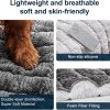 Couch Cover for Dogs Washable,Non-Slip Fuzzy Sofa Covers for Pets | Thick Soft Furniture Protector Fits Loveseat & Sectional,Against Fur&Dirt(Dark Gray, 1pc/27.6"x70.9"/Seat Cover)