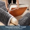 Couch Cover for Dogs Washable,Non-Slip Fuzzy Sofa Covers for Pets | Thick Soft Furniture Protector Fits Loveseat & Sectional,Against Fur&Dirt(Dark Gray, 1pc/27.6"x70.9"/Seat Cover)