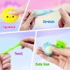 SUNPROUND 130Pcs Mochi Squishy Toys, Kawaii Squishies, Mini Fidget Toys Bulk for Kids, Party Favors Class Prizes Valentines Day Easter Egg Fillers,Christmas Goodies Bag Stuffers for Boys Girls