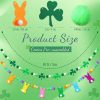 4 Pcs St. Patrick's Day Easter Banner Decor St. Patrick's Day Felt Garland Easter Garland Bunny Shamrock Clover Hanging Banner for Party Mantle Home Supplies