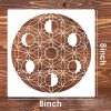 Sacred Geometry Stencil 8inch Metatron's Cube/The Flower of Life Stencils | Reusable Stencils for Crafts Drawing Templates for Wall Canvas Paper Art Crafts