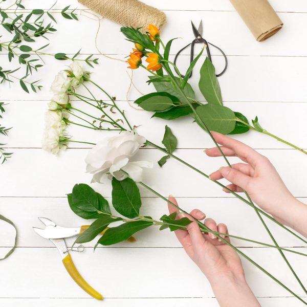 CT0412-WR-22GT_4 130 Pack Floral Wire Stems, 18 Gauge Green Florist Wire, 14 Inch | Iron Wire, Flexible And Easy To Bend, Pre-Cut Stems For Bouquets, Wreaths, Floral Arrangements And Diy Crafts
