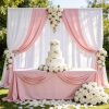 15PCS Artificial Flowers Fake Roses, Silk Artificial Ivory White Roses with Stems Realistic Bouquets for Wedding Centerpiece Valentines Day Decorations Home Decor Party Crafts DIY