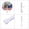 20 Pack 4th of July Patriotic Decorations Paper Fans | Folding Hand Fans,American Fourth of July Memorial Day Independence Day Veterans Day Party Decor Supplies