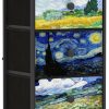 Narrow Dresser for Bedroom Slim 4 Drawer Dresser Vertical Storage Tower Unit for Living Room Hallway Closet Sturdy Steel Frame Wooden Top Easy Pull Handle