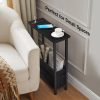 CT0426030-1JS_4 BAMGROW Slim Charging End Table with Storage - for Small Spaces and Bedroom (Black)