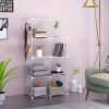 CT0429775JS_2 C&AHOME Wire Cube Storage, 8-Cube Organizer Metal C Grids Storage, White | Storage Bins Shelving, Modular Shelves, DIY Closet Cabinet Ideal for Living Room, Home, Office