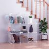 CT0429775JS_4 C&AHOME Wire Cube Storage, 8-Cube Organizer Metal C Grids Storage, White | Storage Bins Shelving, Modular Shelves, DIY Closet Cabinet Ideal for Living Room, Home, Office