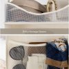 StorageWorks 3-Shelf Hanging Closet Organizer with Half Compartment