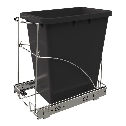 Pull Out Trash Can Under Cabinet & Under Sink, Heavy Duty Slider Organizer