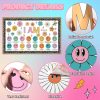 Affirmation Station Bulletin Board Decor Back to School Bulletin Board Smile Face Classroom Positive Sayings Paper Cutouts for First of Day School Classroom Chalkboard Wall Decor
