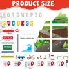Road map to Success Bulletin Board Decorations Set Motivational Sign Bulletin Boarder Positive Inspirational Quote Paper Cutouts for Toddler Kids Back to School Classroom Home Wall Party Decor