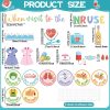 Nurse Classroom Bulletin Board Decorations Nursing Theme Classroom Decoration Pastel Healthcare Medical RN Cutouts When to Visit The Nurse Bulletin Board Set for Back to School Home Office Wall Decor