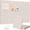 CT0435091JS_1 Lifewit Large Felt Bulletin Board with Self-Adhesive 36" x 24"- 6 Pack | Cork Board for Walls Alternative, Pin Board with 30 Pushpins, Message Boards for Classroom Home Office Decor, Oatmeal