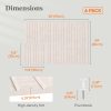 CT0435091JS_3 Lifewit Large Felt Bulletin Board with Self-Adhesive 36" x 24"- 6 Pack | Cork Board for Walls Alternative, Pin Board with 30 Pushpins, Message Boards for Classroom Home Office Decor, Oatmeal