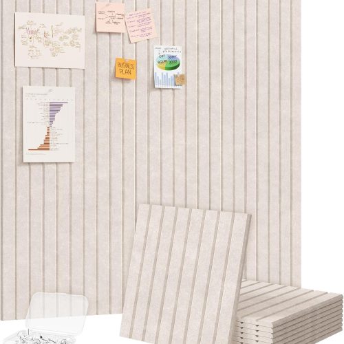 Lifewit Large Felt Bulletin Board with Self-Adhesive 36" x 36"- 9 Pack
