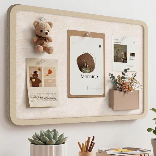 Bulletin Board Decorative Felt Foldable Vision Photo Pin Boards