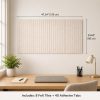 8 Pack Large Felt Bulletin Board Tiles, 48" x 24" Felt Pin Board | Cork Board Alternative with 40 Strong Adhesive Tabs, Decorative Pin Board for Wall Decor, Home, Office, Dorm, Classroom