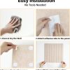 8 Pack Large Felt Bulletin Board Tiles, 48" x 24" Felt Pin Board | Cork Board Alternative with 40 Strong Adhesive Tabs, Decorative Pin Board for Wall Decor, Home, Office, Dorm, Classroom