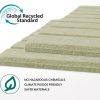 CT0435156JS_3 35" x 24" Arched Felt Bulletin Board for Wall Decor, Sage Green | 6 Pack Cork Board Alternative with pushpins, Safe Adhesive Tabs, Display Vision Board for Photos, Notes & Reminders