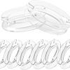 CT0437006JS_1 8 Pack Blind Cord Winder Safety Blind Cord Holder Clear Baby Proof Window Blinds Cords Safety Childproof Blind String Wrap Blind Cord Wrap Cleat Alternative Protect Kids and Pets, No Wall Damage