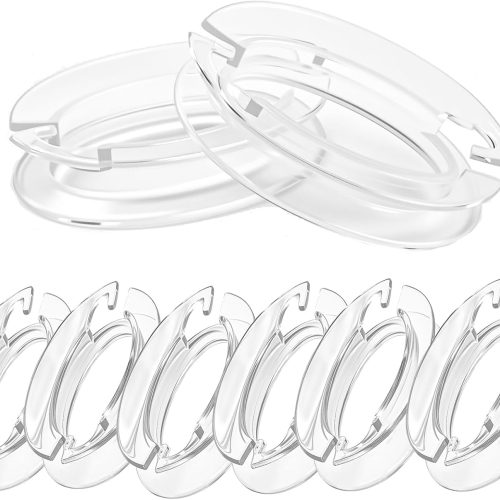 8 Pack Blind Cord Winder Safety Blind Cord Holder Clear Baby Proof Window Blinds Cords Safety Childproof Blind String Wrap Blind Cord Wrap Cleat Alternative Protect Kids and Pets, No Wall Damage