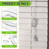 CT0437006JS_3 8 Pack Blind Cord Winder Safety Blind Cord Holder Clear Baby Proof Window Blinds Cords Safety Childproof Blind String Wrap Blind Cord Wrap Cleat Alternative Protect Kids and Pets, No Wall Damage