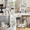 FUANGUI Armless Accent Chair Cover Slipcover Covers | Stretch Spandex Chair Covers for Living Room Removable Washable for Armless Chair Furniture Protector