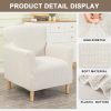 Banquet Armchair Slipcovers Accent Chair Covers Chair Slipcover | Stretch 1-Piece Armchair Cover with Arms Anti Slip Armchair Sofa Covers Furniture Protector for Kids Pets Living Room Decor