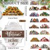 Yousoontic Interchangeable Welcome Sign,Bright Color,Classic Welcome