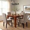 H.VERSAILTEX Dining Chair Covers Stretch for Dining Room Set of 4 Parson Chair Slipcovers Protectors, Soft Thick Solid Velvet Fabric Washable, Taupe