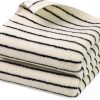 Black and White Striped Hand Towels for Bathroom, Vintage Kitchen Decor | Guest Use, Adults & Kids, Natural Cotton, 14” x 29”
