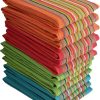 CT0440146JS_1 DG Collections 100% Cotton Salsa Kitchen Towels – 8 Pack, Super Absorbent Dish Towels, 16x28 Inch, Lint-Free, Durable Weave – Reusable Kitchen Cleaning Cloths for Home & Restaurants