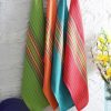CT0440146JS_4 DG Collections 100% Cotton Salsa Kitchen Towels – 8 Pack, Super Absorbent Dish Towels, 16x28 Inch, Lint-Free, Durable Weave – Reusable Kitchen Cleaning Cloths for Home & Restaurants