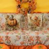 CT0440280JS_2 ONWAY Fall Throw Pillow Covers 18x18 Inch Set of 2 Vintage Pumpkin Decor