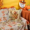 CT0440280JS_4 ONWAY Fall Throw Pillow Covers 18x18 Inch Set of 2 Vintage Pumpkin Decor