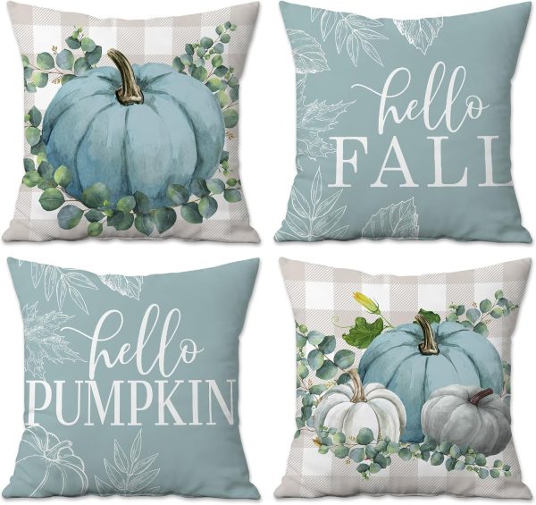 pinata Fall Pillow Covers 18x18 Set of 4, Fall Decorations for Home