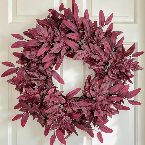 24" Fall Wreaths for Front Door, Fall Decor for Harvest Thanksgiving