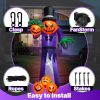 11FT Giant Halloween Inflatable Pumpkin Grim Reaper with LEDs
