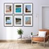 CT0502-SD-442GT_2 Fixwal 16x20 Picture Frame Set of 6 with Plastic Cover, PVC, Black | Shatter Resistant Plastic Cover, Thin Border and Light Weight,Wall Decor