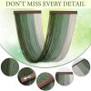 CT0508-WA-113GT_3 Buryeah Large Macrame Wall Hanging Green Boho Woven Tapestry Modern Art Decor for Kitchen Bedroom Living Room 18"x32"