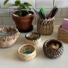 Traditional Craft Kits Beginner Basket Weaving Kit Set of 6 | DIY Basket Making Supplies for New Weavers, Includes Coiled, Plaited, Twined and Wicker Projects, Natural Fiber Craft Kit