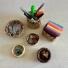 Traditional Craft Kits Beginner Basket Weaving Kit Set of 6 | DIY Basket Making Supplies for New Weavers, Includes Coiled, Plaited, Twined and Wicker Projects, Natural Fiber Craft Kit